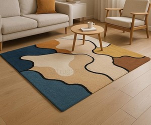 Tapis et carpettes de haute qualité, tapis en laine tufté à la main pour hôtel, tapis et carpettes tuftés à la main - Product Image 3