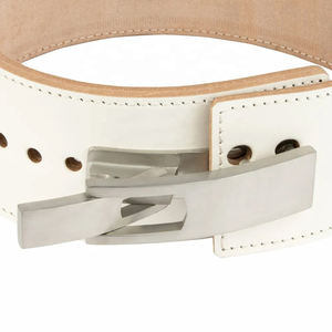 Ceinture de levage de puissance en cuir pleine fleur en cuir de vachette robuste de 13MM Logo personnalisé boucle à levier réglable approvisionnement en vrac - Product Image 5