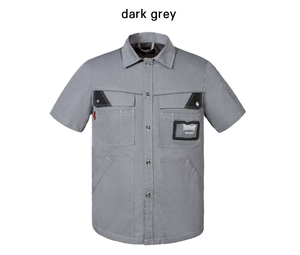Meilleures ventes Chemises de travail d'été Polyester Coton Sergé Vêtements de travail à manches courtes Imprimé Usine Atelier Construction Fabriqué en Inde - Product Image 4