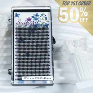 ขนตาปลอมสำหรับต่อขนตาปลอมผลิตจากเวียดนามรุ่น ODM 50% ขนตาปลอมพร้อมฉลากส่วนตัว - Product Image 2