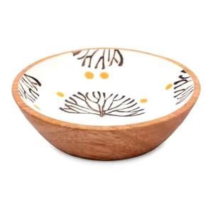 Elegantes Tazones de Madera con Diseño de Cuerno Animal, Ecológicos, Duraderos, con Técnica Decorativa Pulida para el Hogar, Artesanía Natural - Product Image 5