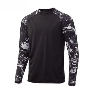 Sublimación personalizada Pesca Camisas Sudadera con capucha de manga larga UPF 50 Secado rápido Protección UV Poliéster Pesca Camisa Venta al por mayor Pakistán - Product Image 2