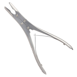 เครื่องมือผ่าตัดแบบแมนนวล Ruskin Rongeur แบบโค้งแบน แอคชั่นคอมพาวด์ ขนาด 6 มม. ความยาว 184 มม. ผลิตจากสแตนเลสสตีล ได้รับการรับรองมาตรฐาน CE - Product Image 1