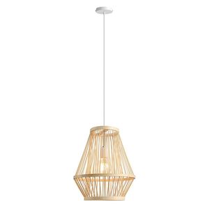 Vietnamese <b>Bamboo</b> Lampshade Elegant Handwoven Pendant <b>Light</b> for Natural Lighting Asian Modern Transitional for Living Room - Product Image 2