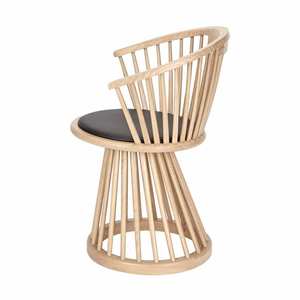 Modern Solid Teak Wood <b>Dining</b> <b>Chair</b> <b>Cheap</b> Indoor and Outdoor Use with Upholstered Seat - Product Image 6