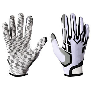Gants de receveur de football de la meilleure qualité, respirants, antidérapants, haute adhérence, gants de football américain pour hommes adultes, prix bas, OEM - Product Image 1