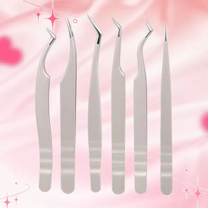 Pinzas para Pestañas al por Mayor con Marca Personalizada, Mango Antideslizante y Punta de Aislamiento Perfecto para Artistas de Pestañas - Product Image 1