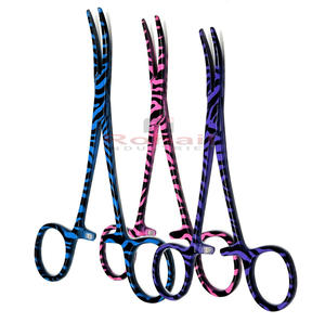 Hemostato-Pinzas de bloqueo para Mosquito, 5,5 pulgadas, para uso profesional, instrumento Dental quirúrgico curvo, patrón - Product Image 2