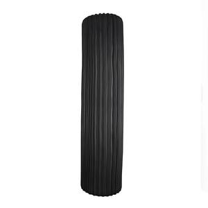 New Arrival Cylinder Shape Home Decorative Tabletop Luxury Flower Vase Europe <b>Style</b> Aluminum Simple Design New Metal Black Color - Product Image 1