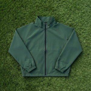 <b>Men</b> Green Hooded Windbreaker <b>Jacket</b> Full Zip Lightweight Outdoor <b>Running</b> Sports Shell <b>Jacket</b> with Drawstring Hood - Product Image 5