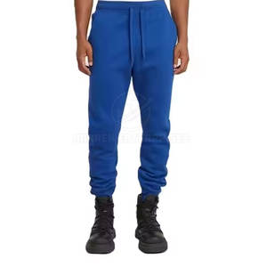 กางเกงวอร์มผู้ชายเอวกลางผ้าฟลีซอุ่นสบาย ดีไซน์เฉพาะตัว ผลิตจากผ้าฝ้าย 100% น้ำหนักเบา เป็นมิตรกับสิ่งแวดล้อม แห้งเร็ว สไตล์ลำลอง มีกระเป๋าข้าง - Product Image 1