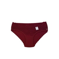 Braguitas de Bikini de Algodón Tejido de Alta Calidad para Mujer, Ecológicas, con Estampado Floral Romántico, Lavables a Máquina