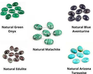 Cabujón Ovalado Plano de Cuarzo Sintético Rojo de 10x14mm, Pulido Brillante, Gema Opaca Creada en Laboratorio para Joyería - Product Image 4