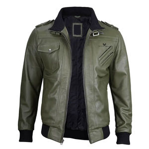 Veste en cuir longue et fine sur mesure pour hommes, imperméable, respirante, coupe-vent, de haute qualité, style vintage, vente en gros, professionnelle - Product Image 3
