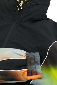 Nouvelles arrivées : vestes coupe-vent noires pour hommes, imprimées par sublimation, grandes tailles, vestes coupe-vent légères pour hommes, teintes par sublimation - Product Image 3