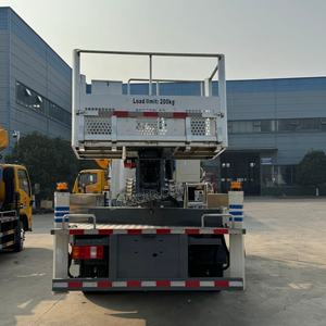 Venta <span class=keywords><strong>de</strong></span> Fábrica, Camión Plataforma <span class=keywords><strong>de</strong></span> Trabajo Aéreo HOWO <span class=keywords><strong>de</strong></span> 28 Metros, Marca China, Elevador Telescópico <span class=keywords><strong>de</strong></span> Brazo - Product Image 5