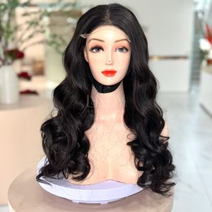 Belle perruque pour les femmes noires meilleure qualité 100% cheveux humains vietnamiens ondulés perruques de couleur naturelle de cheveux Uprocesed - Product Image 4