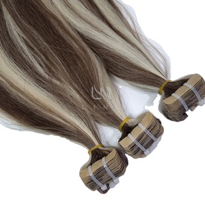 เทปกาวผมแบบผสมสีเปียโนแบบผสมกระดูกผมแบบพรีเมียมผมมนุษย์แบบ100% - Product Image 4
