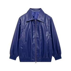 Chaqueta de piel de vaca de la mejor calidad al por mayor, chaqueta de cuero a la moda para mujer, ropa de invierno profesional, chaqueta de piel auténtica para mujer - Product Image 5