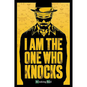 Póster Decorativo de Breaking Bad, Impresión Digital 'I Am One for Who Knocks', Poliéster Resistente, Decoración para Hogar y Oficina - Product Image 2