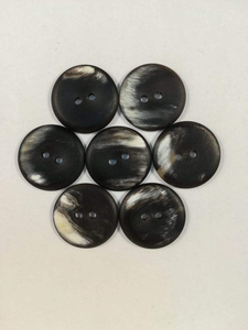 Botón de costura de resina de cuerno de 4 agujeros redondo personalizado de alta calidad botones de 4 agujeros para ropa camisa Suite - Product Image 4