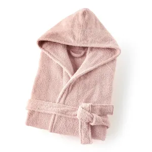 Kualitas tinggi 100% katun jubah mandi anak-anak penyerap lembut katun Turki tudung syal kerah tenun teknik rumah Hotel kamar mandi menggunakan - Product Image 5