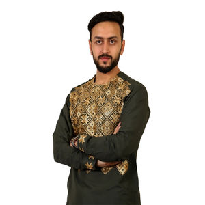 Vêtement traditionnel afghan pour hommes de qualité supérieure, shalwar kameez punjabi avec gilet, robes afghanes respirantes, vente en gros, faible MOQ - Product Image 3
