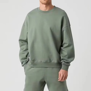Sudadera de Forro Polar Grueso para Hombre, Personalizada al por Mayor, Marca Privada OEM, Manga Larga, Cuello Redondo, Fabricante - Product Image 3