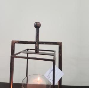 Soporte de Pilar de Hierro Vintage de Tamaño Personalizado, Soporte de Vela Giratorio Eco-Sostenible, Decoraciones Navideñas de Fiesta en Casa, Metal Duradero - Product Image 5