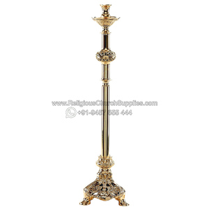 เชิงเทียนทองเหลืองรูปแท่นบูชารูปทรง CA-22141เทียนแปลกใหม่ - Product Image 2