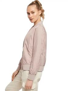 Chaquetas Parka de Manga Larga para Hombre, Nueva Moda, con Cuello Camisero, Ribete de Piel, Tela de Lona, Color Rosa Crepúsculo - Product Image 4