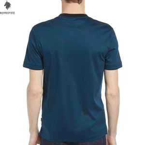 เสื้อยืดผ้าฝ้าย100% สำหรับผู้ชายระบายอากาศคอกลมสไตล์ฮิปฮอปสีทึบลายย้อมธรรมดา - Product Image 3