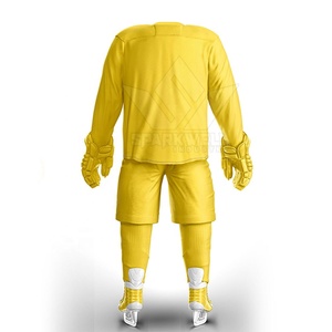 Ensemble de sport haute performance pour homme : uniforme de hockey sur glace en polyester, impression personnalisée, coupe extensible, respirant et anti-humidité - Product Image 3