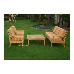 Mesa de centro de forma cuadrada, moderna, clásica, durabilidad Natural, madera de teca, 100 Cm, resistente al agua para sala de estar, muebles de comedor - Product Image 6