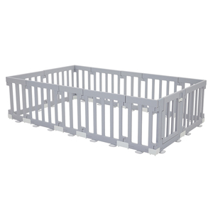 [Edu-Play] Suministros y productos para bebés Habitación de bebé Woody para recién nacidos a niños pequeños con juego de puerta Valla para bebés 14P Productos para bebés de La FR-M14GY - Product Image 1