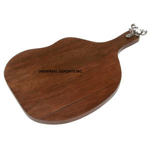 Tabla de cortar de madera con acabado personalizado, tabla de cortar hecha a mano de excelente calidad, tabla de cortar de diseñador con estilo clásico - Product Image 3