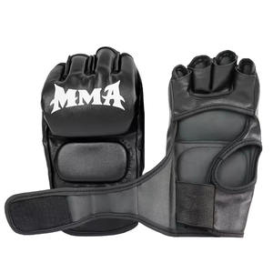 Gants de combat MMA professionnels à vendre en gros, gants de grappling en cuir avec logo personnalisé, gants de boxe en matériau PU - Product Image 1