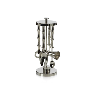 Stainless Steel <b>Bar</b> <b>Tool</b> Set With Ornate Handles And Hangers - Product Image 5