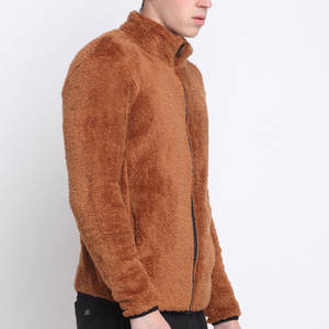 Meilleures ventes de Sweats à capuche Sherpa pour homme, vestes d'hiver en laine neuve imprimées avec logo personnalisé, col montant, arrivée Offre Spéciale en ligne - Product Image 2