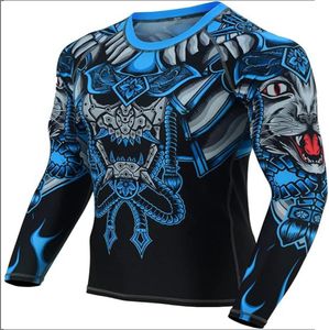 2024 último diseño ligero logotipo personalizado hombres Rash Guard manga larga Spandex/poliéster ropa deportiva para nadar fábrica - Product Image 2