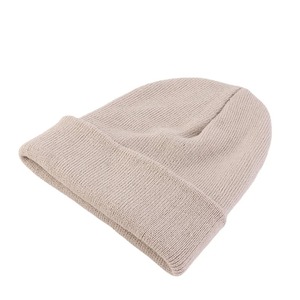 Bonnet crâne en tricot doublé de laine épaisse imperméable pour hommes et femmes Bonnet doux et respirant pour les activités de plein air en hiver - Product Image 1
