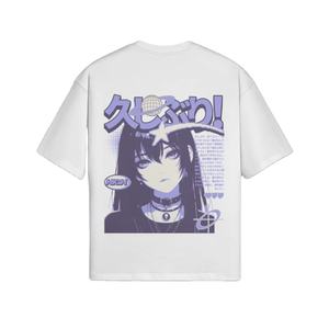 Camiseta de Manga Corta con Diseño de Manga Japonés, Transpirable, Lavable, de Algodón Puro, Marca de Moda, para Verano - Product Image 1