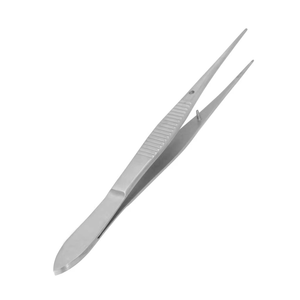 Pinzas Oftálmicas de Acero Inoxidable Stevens Iris Eye Forceps, Instrumentos Quirúrgicos Oftálmicos, Pinzas para Tejidos con Dientes 1x2, 10.5 cm, Herramientas Reutilizables - Product Image 2