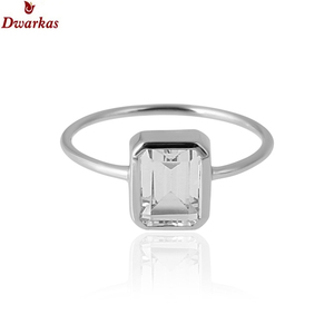 แหวนหินสีขาวเซอร์คอนสีเงินสเตอร์ลิง925คลาสสิกหรูหราเครื่องประดับชั้นดีดีไซน์น่าประทับใจสำหรับงานแต่งงานและงานปาร์ตี้ - Product Image 6