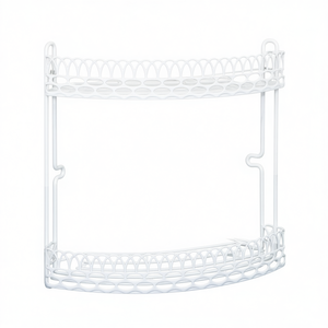 Estante de Esquina para Ducha Blanco 161433 con 2 Estantes Atornillables (23x31cm) para Baño Artex, para Organización - Product Image 2