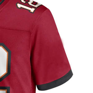 Jersey de Fútbol Americano Hecho en Pakistán, Diseño Personalizado por Sublimación, Jersey Deportivo de Media Manga para Adultos con Servicio OEM - Product Image 6