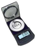 Balance de poche électronique numérique portable Ace FC-50, précision 10mg, en acier inoxydable, pour diamants, or, bijoux, carats, laboratoire, 1 an de garantie, 50g