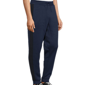 Pantalon en polaire plat pour hommes, décontracté, taille haute élastique, motif droit, velours côtelé pour l'extérieur, logo personnalisé, poids lourd ODM/OEM - Product Image 2