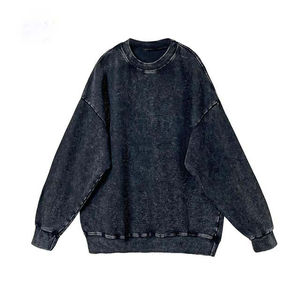 Sudaderas con Capucha 100% Algodón Lavadas con Ácido, Estilo Urbano, Suéter de Alta Calidad, Sudadera Vintage Lavada a la Piedra, 380GSM, 100% Algodón Básico - Product Image 6