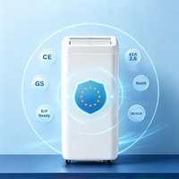 Climatiseur portable 9000 12000 BTU, climatiseur mobile 220 à 240V 50Hz R290 pour salon, bureau à domicile et usage en magasin